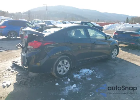 2016 Hyundai Elantra Se из США, поврежденный, VIN 5NPDH4AE9GH684667